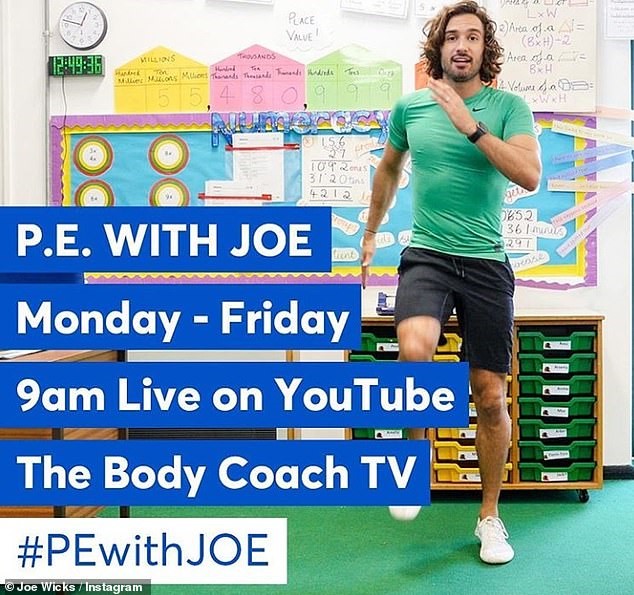 Joe Wicks “PE With Joe” YouTube Series