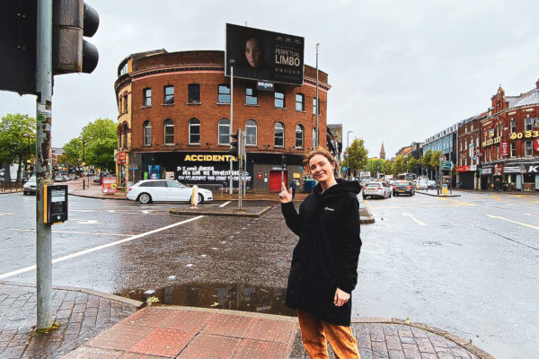 Emily Ulster University Greer Garson Film Award - OOH advertising in-situ